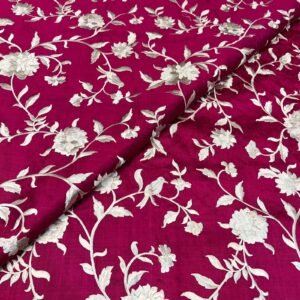 Pure Raw Silk Embroidery