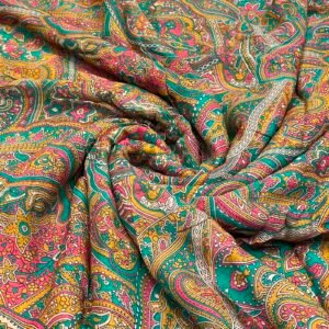 Paisley Print Viscose Georgette