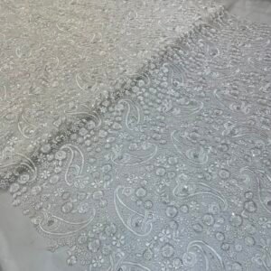 Dyeable Net Embroidery