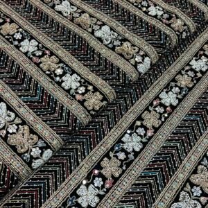Velvet Beads Work Embroidery
