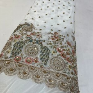 Long Width Georgette Embroidery